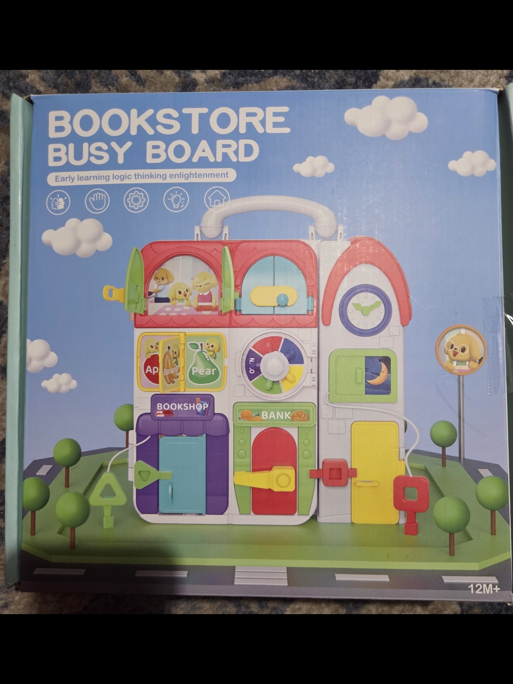 Bookstore Busy Board Interactive Learning Toy - Multicolor